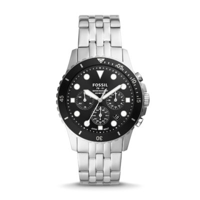 Fossil FB-01 Chronograph Quartz Black Dial Men's Watch FS5837