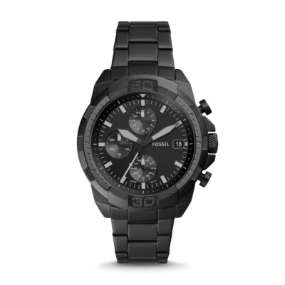 Fossil Bronson Chronograph Quartz Black Dial Men's Watch FS5853