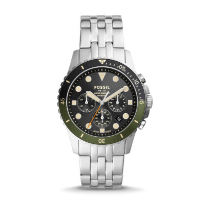 Fossil Fb-01 Chronograph Stainless Steel Watch - FS5864I