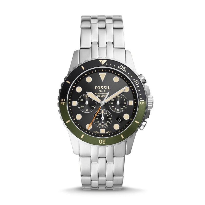 Fossil Fb-01 Chronograph Stainless Steel Watch - FS5864I