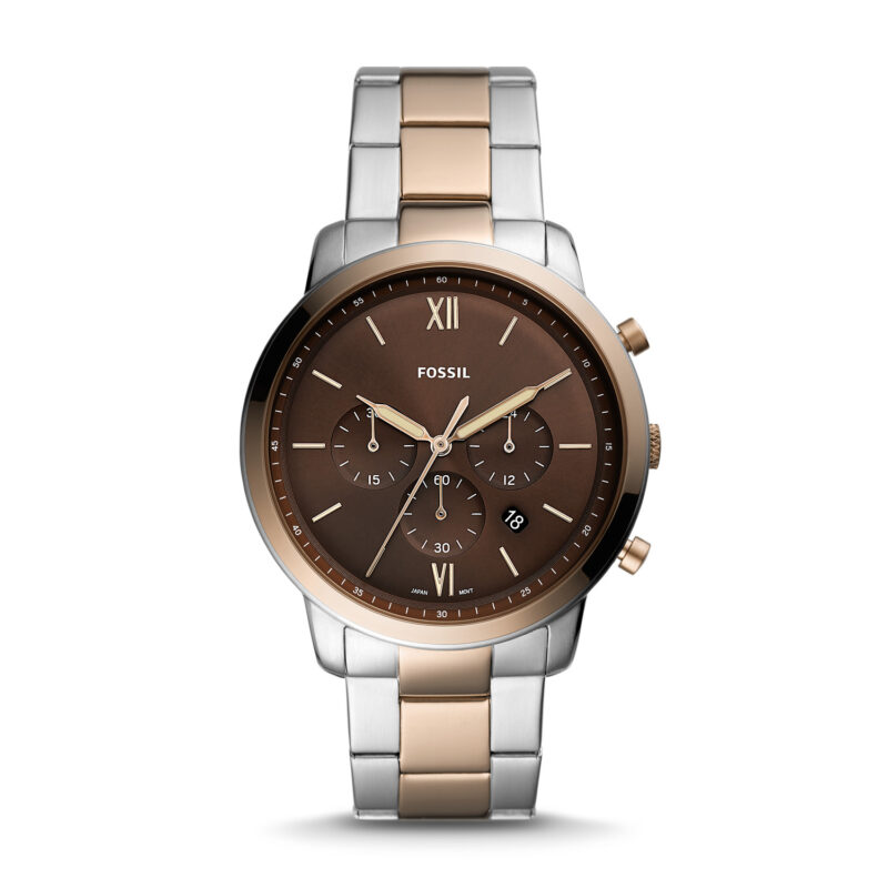 Fossil Neutra Chronograph Two Tone Stainless Steel Fs5869 (M)