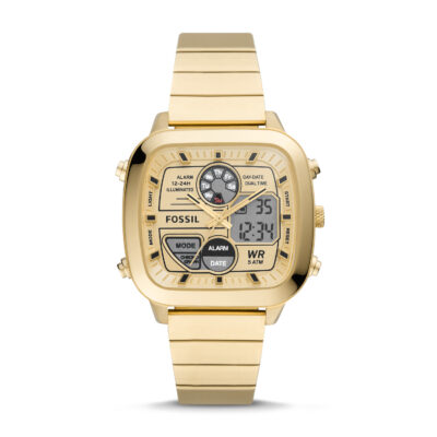 Fossil Retro Anadigital Analog-Digital Watch - For Men FS5889