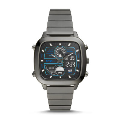 Fossil Retro Anadigital FS5892 Men's 42mm Analog-Digital Vintage Watch