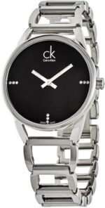 ck Calvin Klein Ladies K3G2312S Stately Black Dial Watch for C$555 for