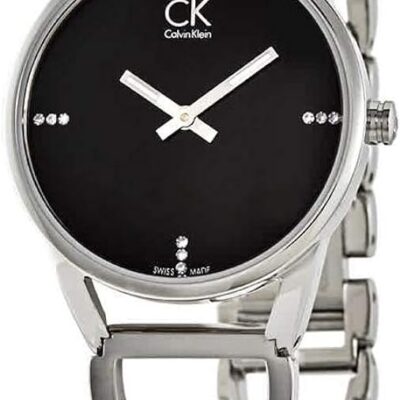 ck Calvin Klein Ladies K3G2312S Stately Black Dial Watch for C$555 for