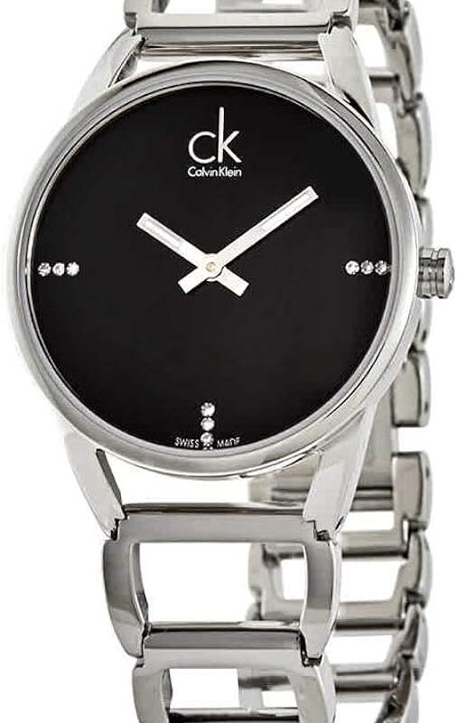 ck Calvin Klein Ladies K3G2312S Stately Black Dial Watch for C$555 for