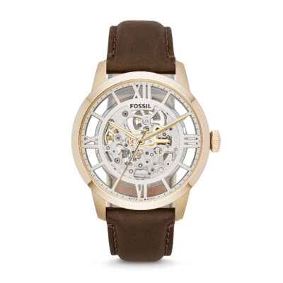 Fossil Men's ME3043 Townsman Analog Display Japanese Automatic Brown Watch