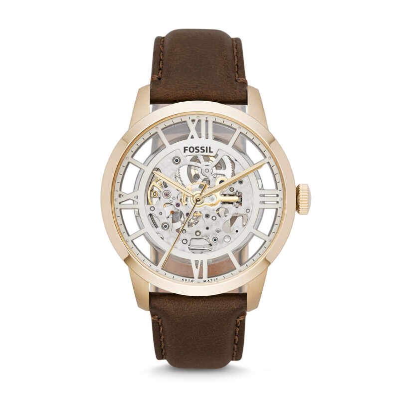Fossil Men's ME3043 Townsman Analog Display Japanese Automatic Brown Watch