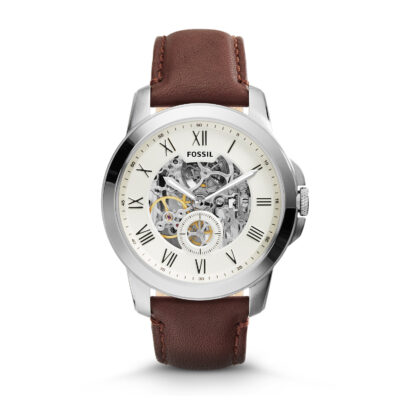 Fossil Men's ME3052 Grant Two-Hand Automatic Self Wind Leather Watch