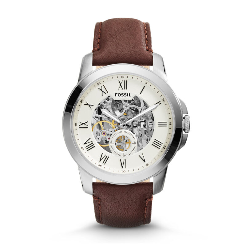 Fossil Men's ME3052 Grant Two-Hand Automatic Self Wind Leather Watch