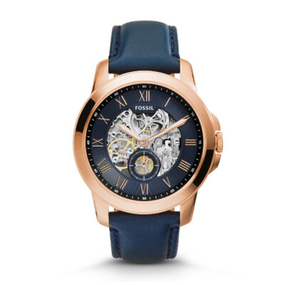 Fossil Men's ME3054 Grant Three-Hand Automatic Leather Watch - Amazon