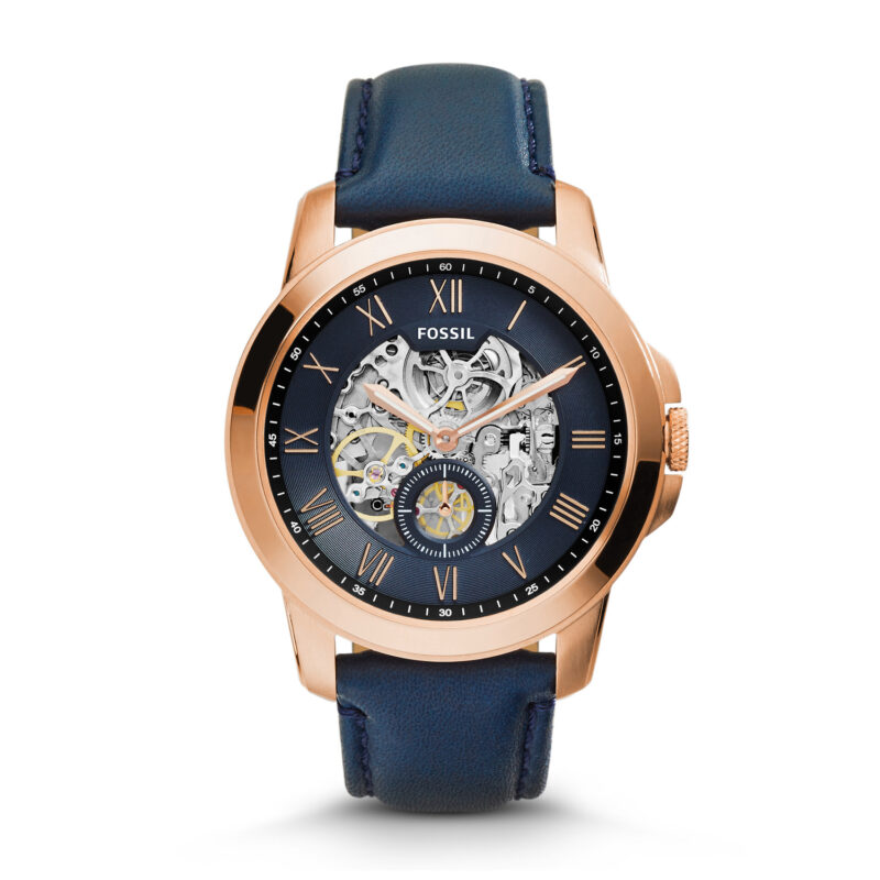 Fossil Men's ME3054 Grant Three-Hand Automatic Leather Watch - Amazon