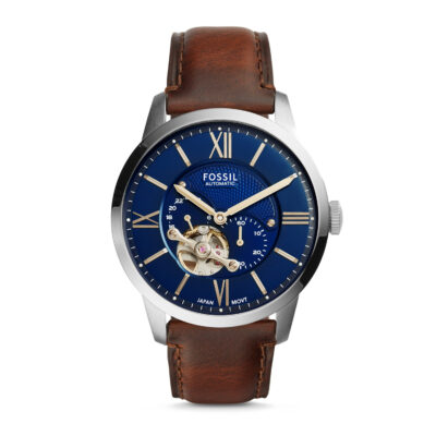 Fossil Townsman Automatic Brown Leather Watch - ME3110
