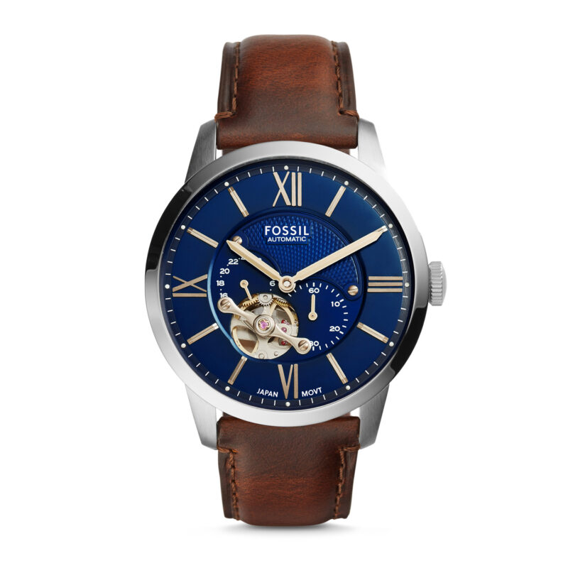 Fossil Townsman Automatic Brown Leather Watch - ME3110