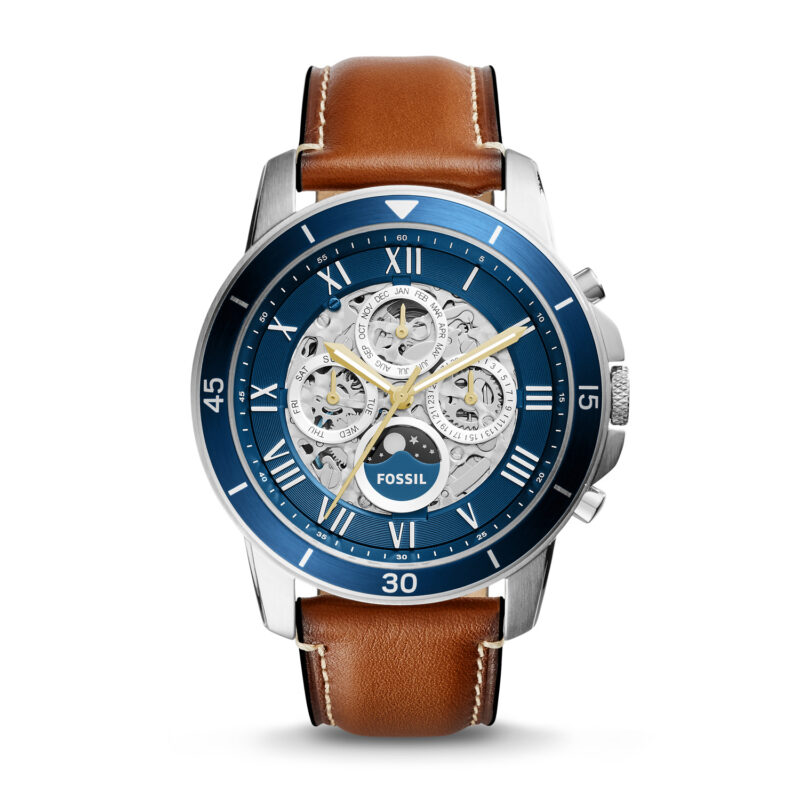 Fossil Men's ME3140 Grant Sport Automatic Luggage Leather