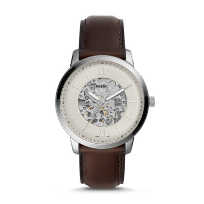 Fossil Neutra Automatic Brown Leather Watch - ME3184