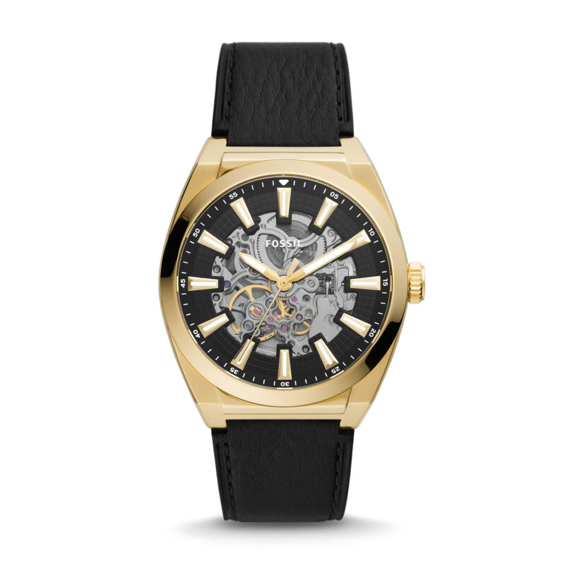 Fossil Everett Automatic Black Dial Men's Watch ME3208