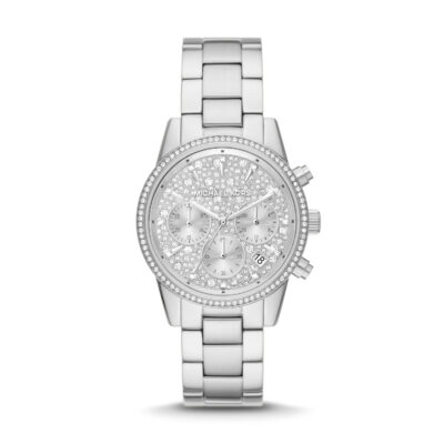 Michael Kors Women's Ritz Chronograph Stainless Steel Watch (Model: MK7301)