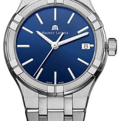 Maurice Lacroix AIKON AI1108-SS002-430-1 Quartz Steel Good