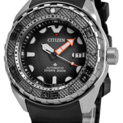 Citizen Promaster Marine Titanium Black Dial Automatic Diver's NB6004-08E 200M Men's Watch