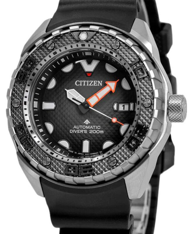NB6004-08E.jpg Citizen Promaster Marine Titanium Black Dial Automatic Diver's NB6004-08E 200M Men's Watch
