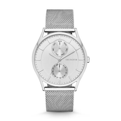 SKAGEN Holst Stainless Steel Menâ€™s Watch & Cufflink SKW1065