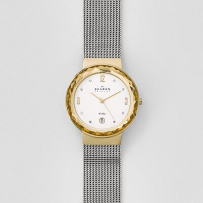 Skagen Women's Skagen Leonora Date Display Mesh Watch SKW2002