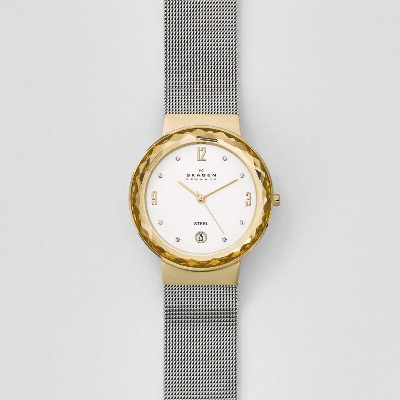 Skagen Women's Skagen Leonora Date Display Mesh Watch SKW2002