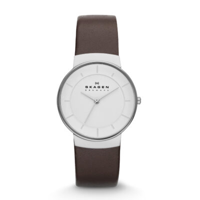 Skagen Ladies Brown Leather Watch SKW2058 | Buy Now
