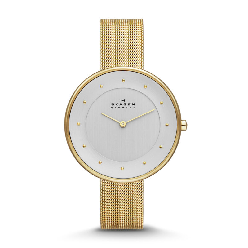 Skagen Women's Gold Skagen Gitte Oversized Mesh Watch SKW2141