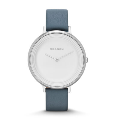 Skagen Women's SKW2335 Ditte Blue Leather Watch