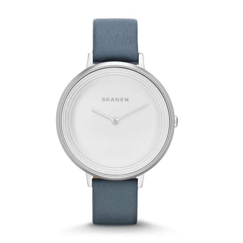 Skagen Women's SKW2335 Ditte Blue Leather Watch