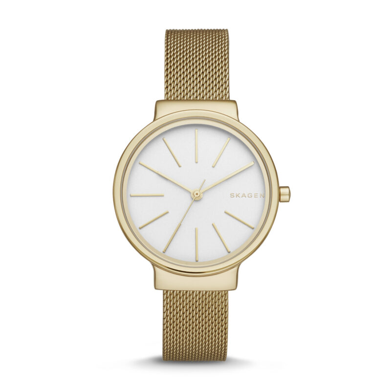 Skagen Women's Skagen Ancher Gold Tone Mesh Strap Watch SKW2477