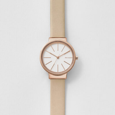 Skagen Ancher White Dial Ladies Watch SKW2481