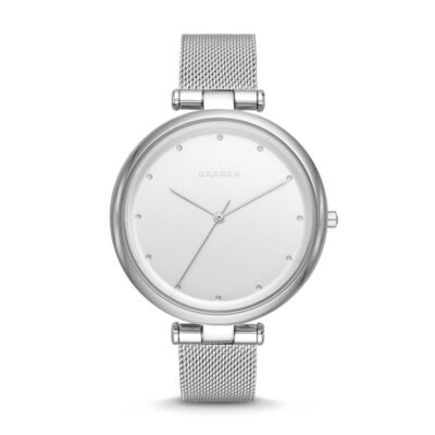 Skagen Tanja Silver Dial Stainless Steel MeshLadies Watch SKW2485Watch