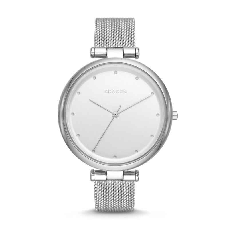 Skagen Tanja Silver Dial Stainless Steel MeshLadies Watch SKW2485Watch