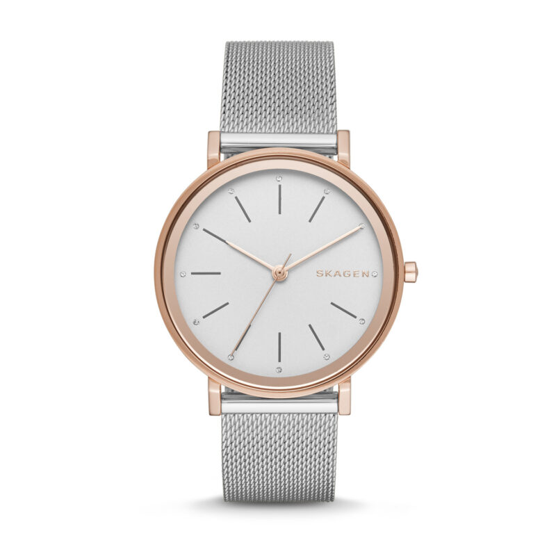 Skagen Hald Silver Two Tone Stainless Steel Ladies Watch SKW2506