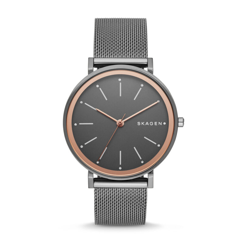Skagen Women's Skagen Hald Gunmetal Mesh Band Watch SKW2507