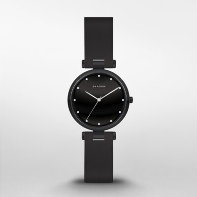 Skagen Women's SKW2515 Tanja Black Leather Watch