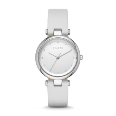 Skagen Women's Skagen Tanja White Leather Watch SKW2517