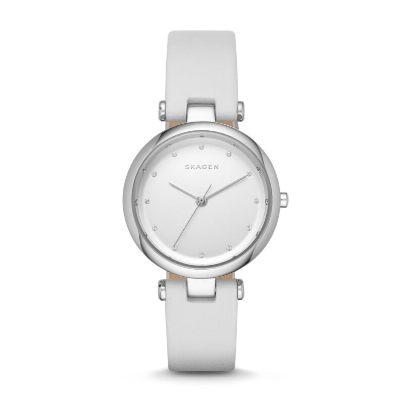 Skagen Women's Skagen Tanja White Leather Watch SKW2517