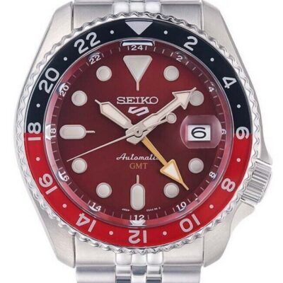 Seiko Gmt Passion Red Limited Edition 5 Sports SSK031K1