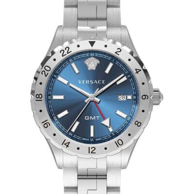 Versace Hellenyium GMT Men's Watch V11010015 | WatchMaxx
