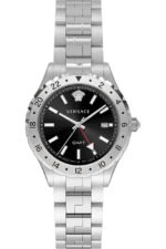 Versace Hellenyium GMT Black Dial Men's Watch V1102 0015