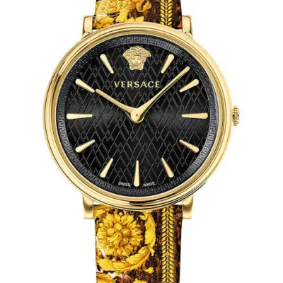 Versace V-Circle VBP130017 Black Dial Sapphire Crystal Women's Watch - eBay - Tia