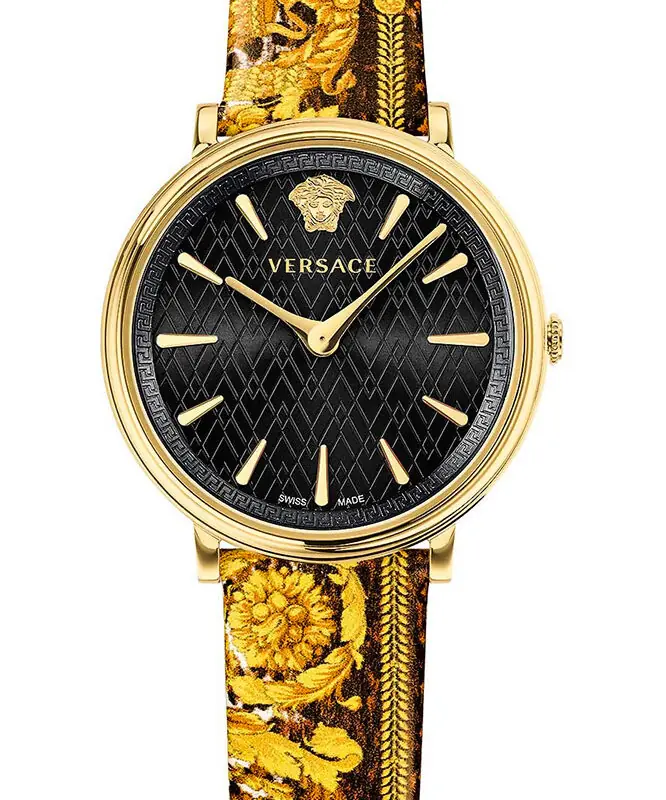 Versace V-Circle VBP130017 Black Dial Sapphire Crystal Women's Watch - eBay - Tia