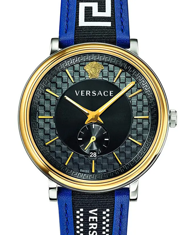 Versace V-Circle/Greca Edition VEBQ01419 42 mm, stainless Steel ... - eBay - Tia