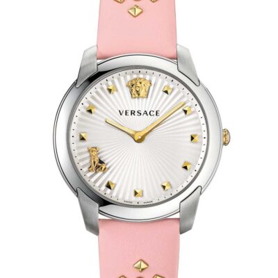 Versace Watch VELR00119 Ladies Steel 39mm Silver Dial Pink ...