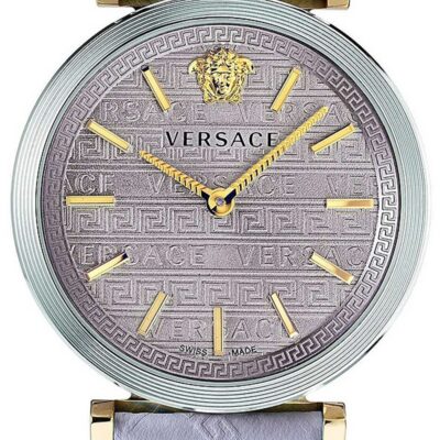 Versace V-Twist Light Pink Dial Quartz Ladies Watch VELS00219