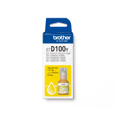 Brother Yellow Ink for DCP-T230/DCP-T430W/DCP-T530DW/DCP-T536DW/DCP-T730DW/DCP-T830DW/MFC-T930DW